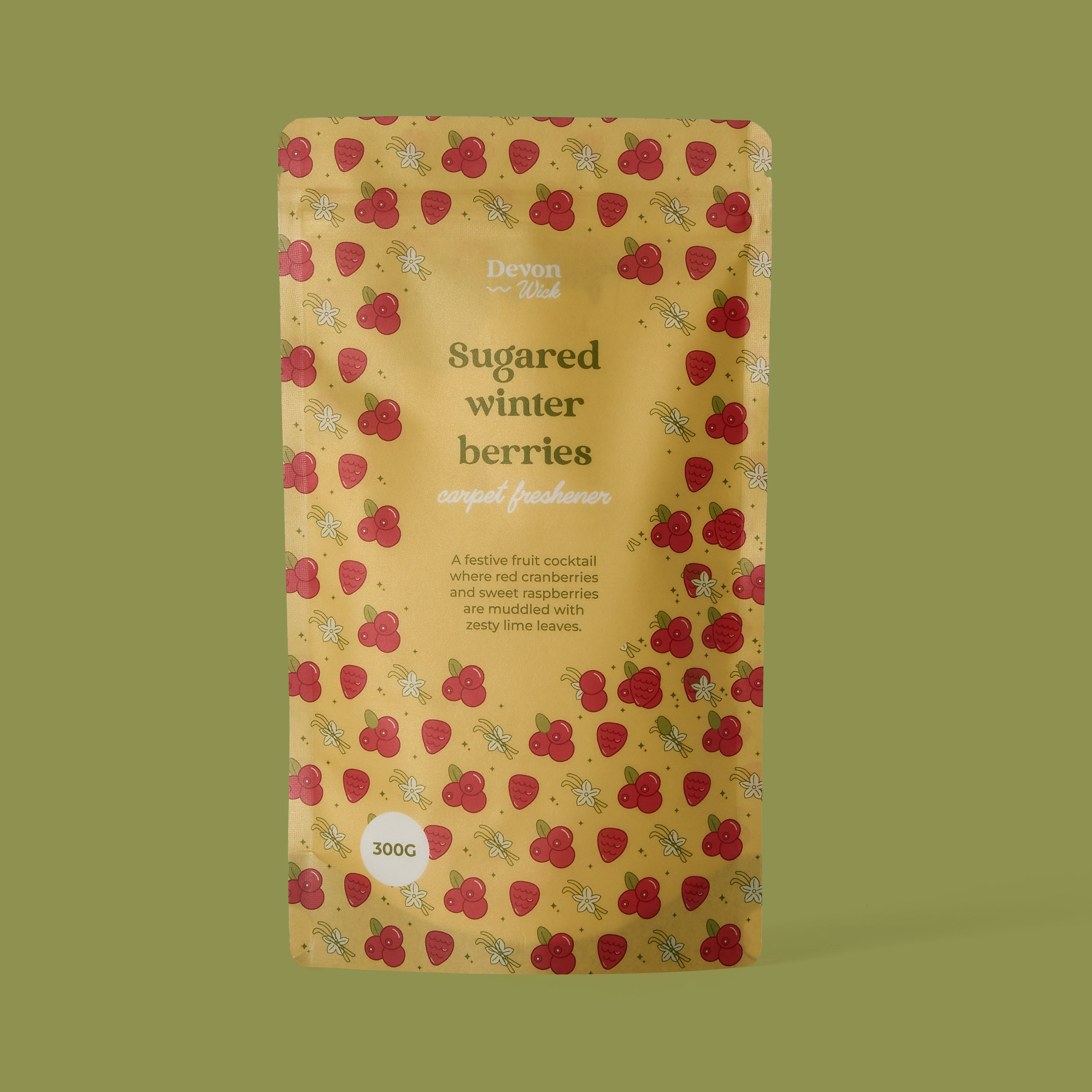 Sugared Winter Berries Carpet Freshener