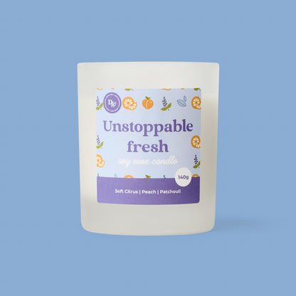 Unstoppable Fresh Soy Wax Candle