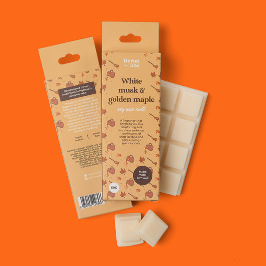 White Musk & Golden Maple Snap Bar Wax Melts