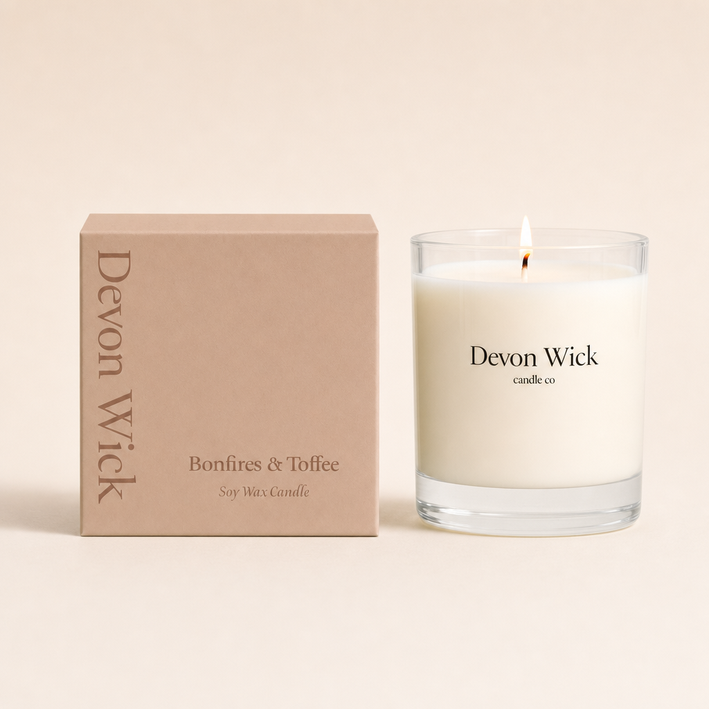 Bonfires & Toffee Soy Wax Candle