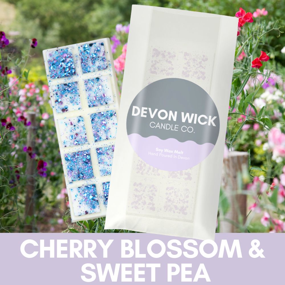 Devon Wick Candle Co. Limited Cherry Blossom & Sweet Pea Snap Bar