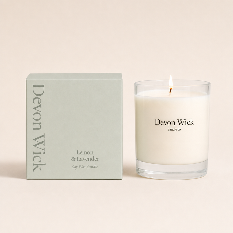 Lemon & Lavender Soy Wax Candle