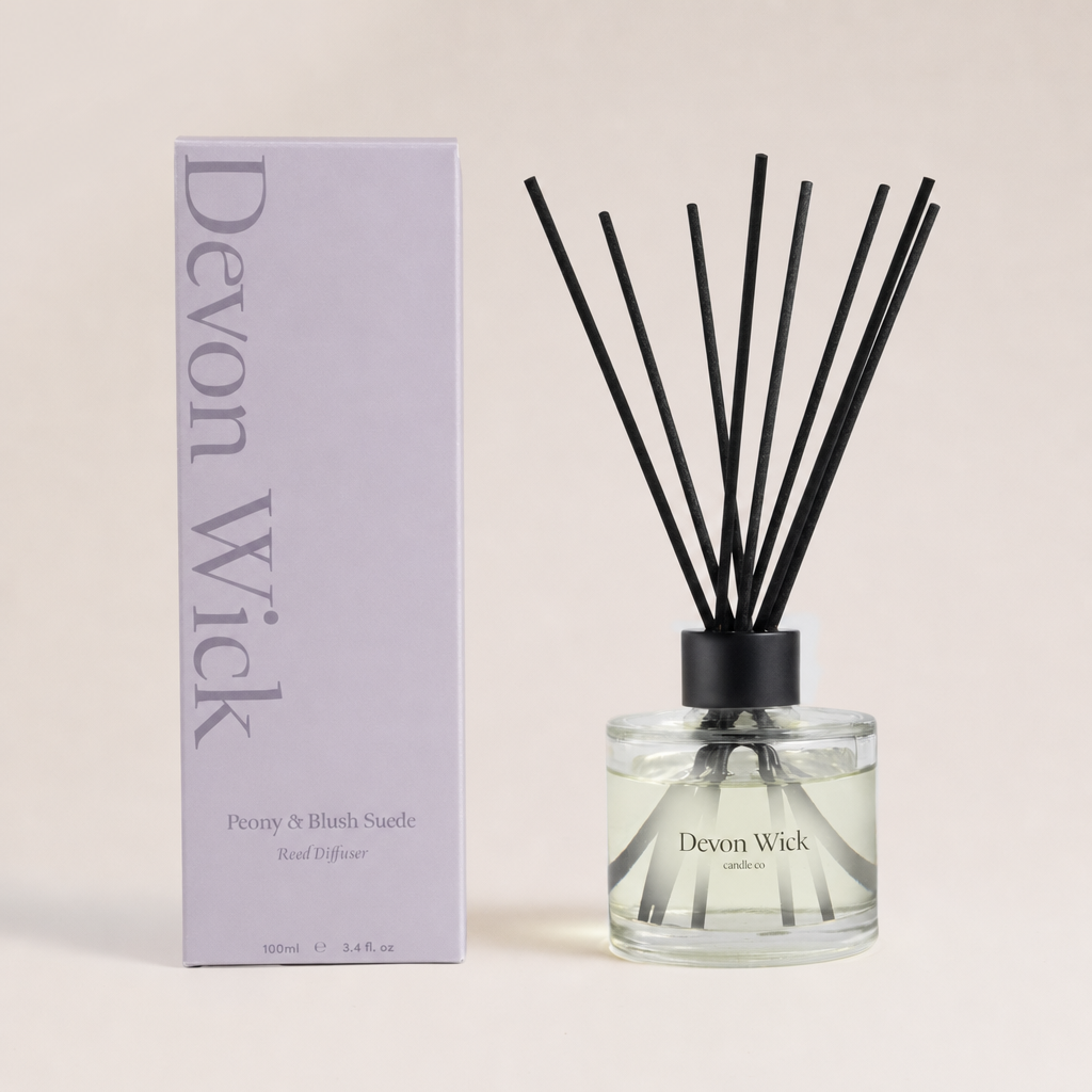 Peony & Blush Suede Reed Diffuser