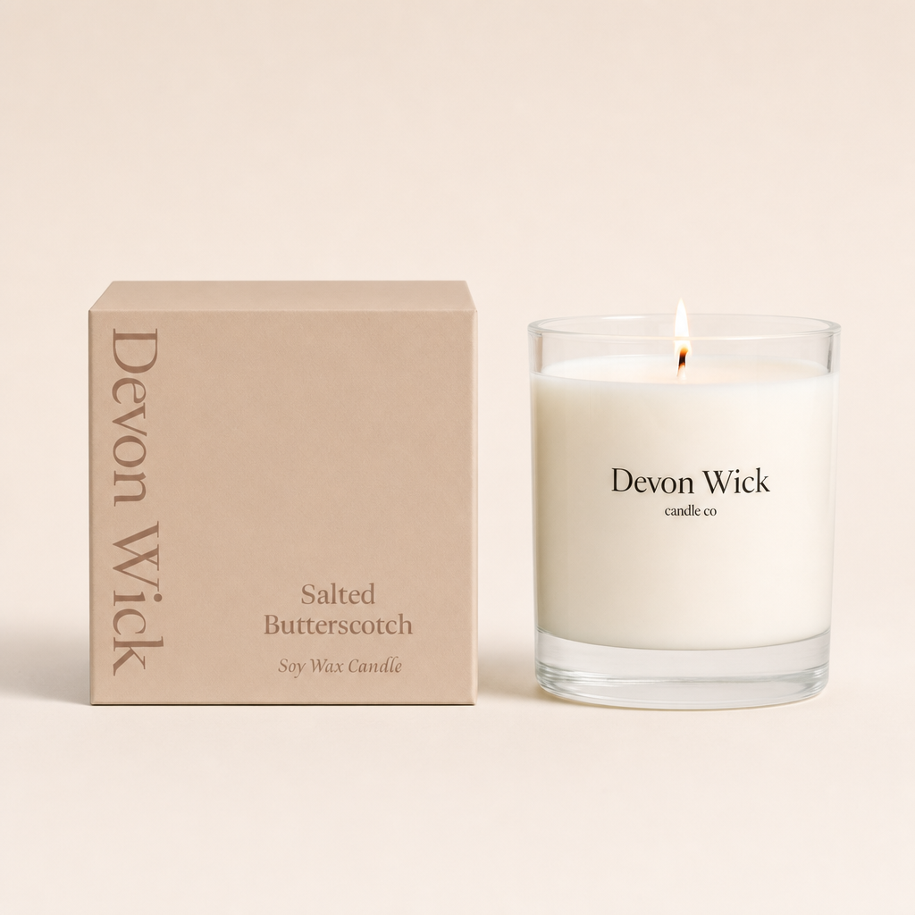 Salted Butterscotch Soy Wax Candle