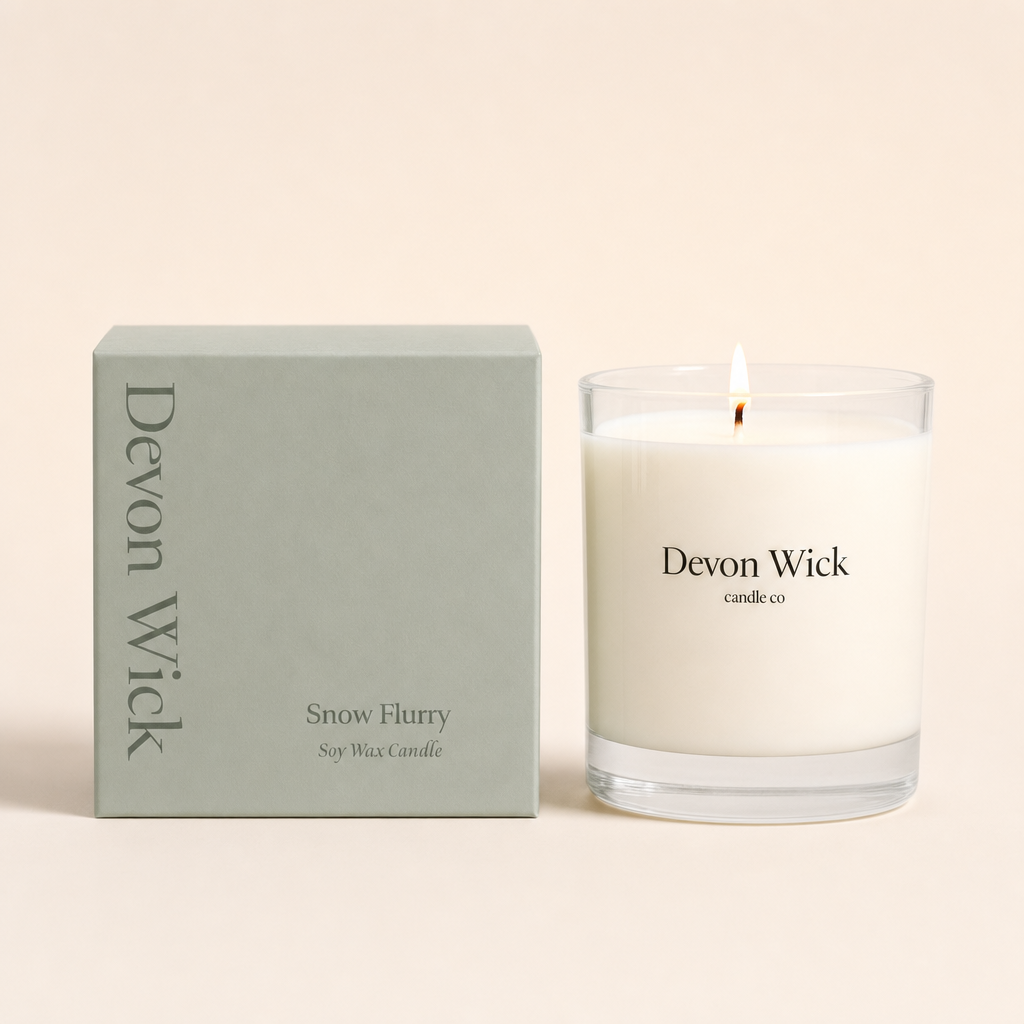 Snow Flurry Soy Wax Candle