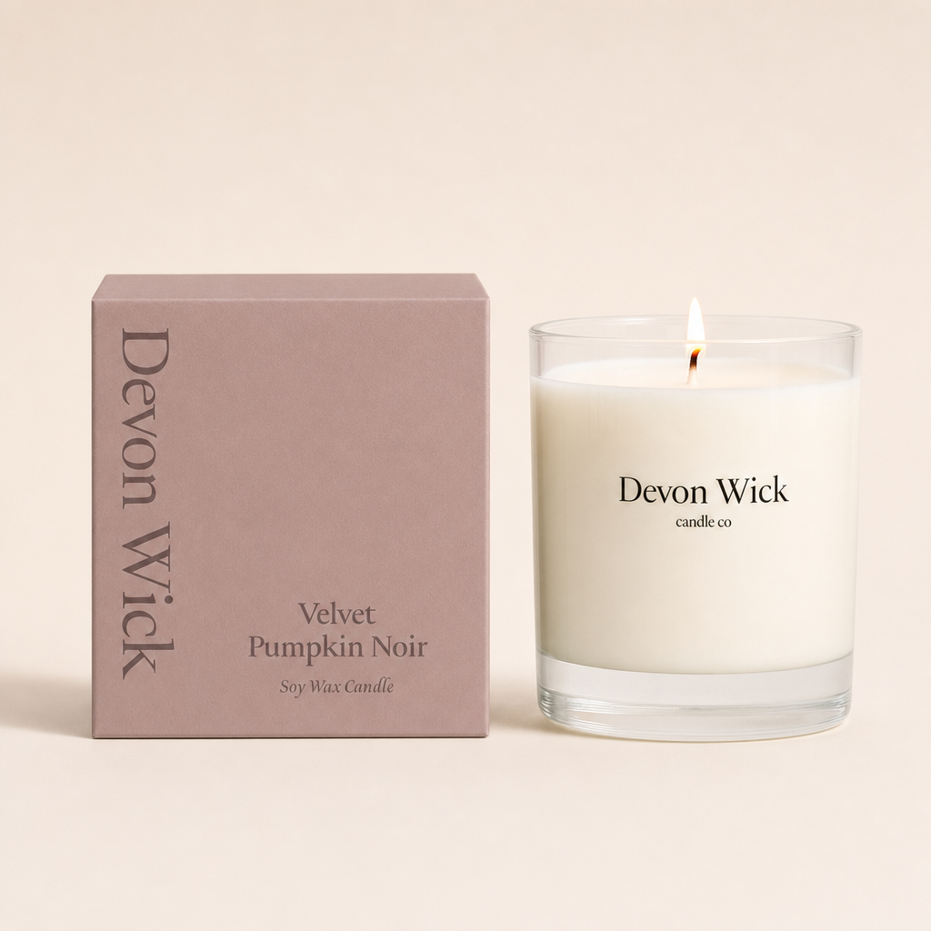 Velvet Pumpkin Noir Soy Wax Candle