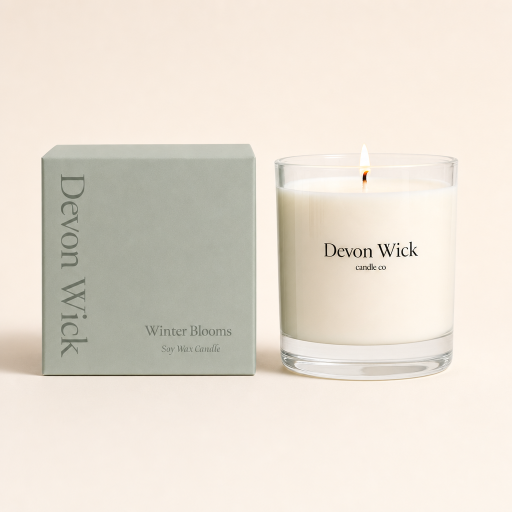 Winter Blooms Soy Wax Candle