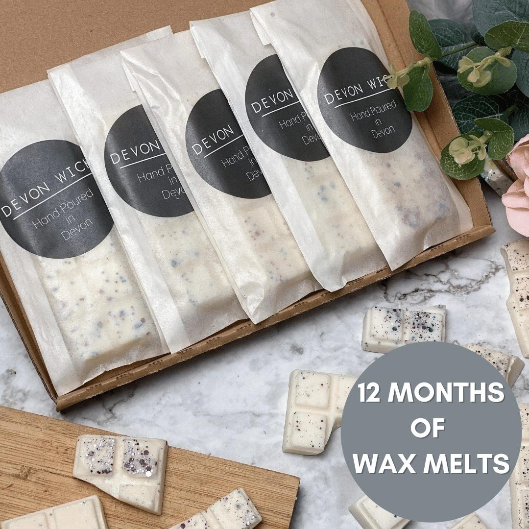 Devon Wick Candle Co. Limited 12 Month Gift Subscription Snap Bar Monthly Box