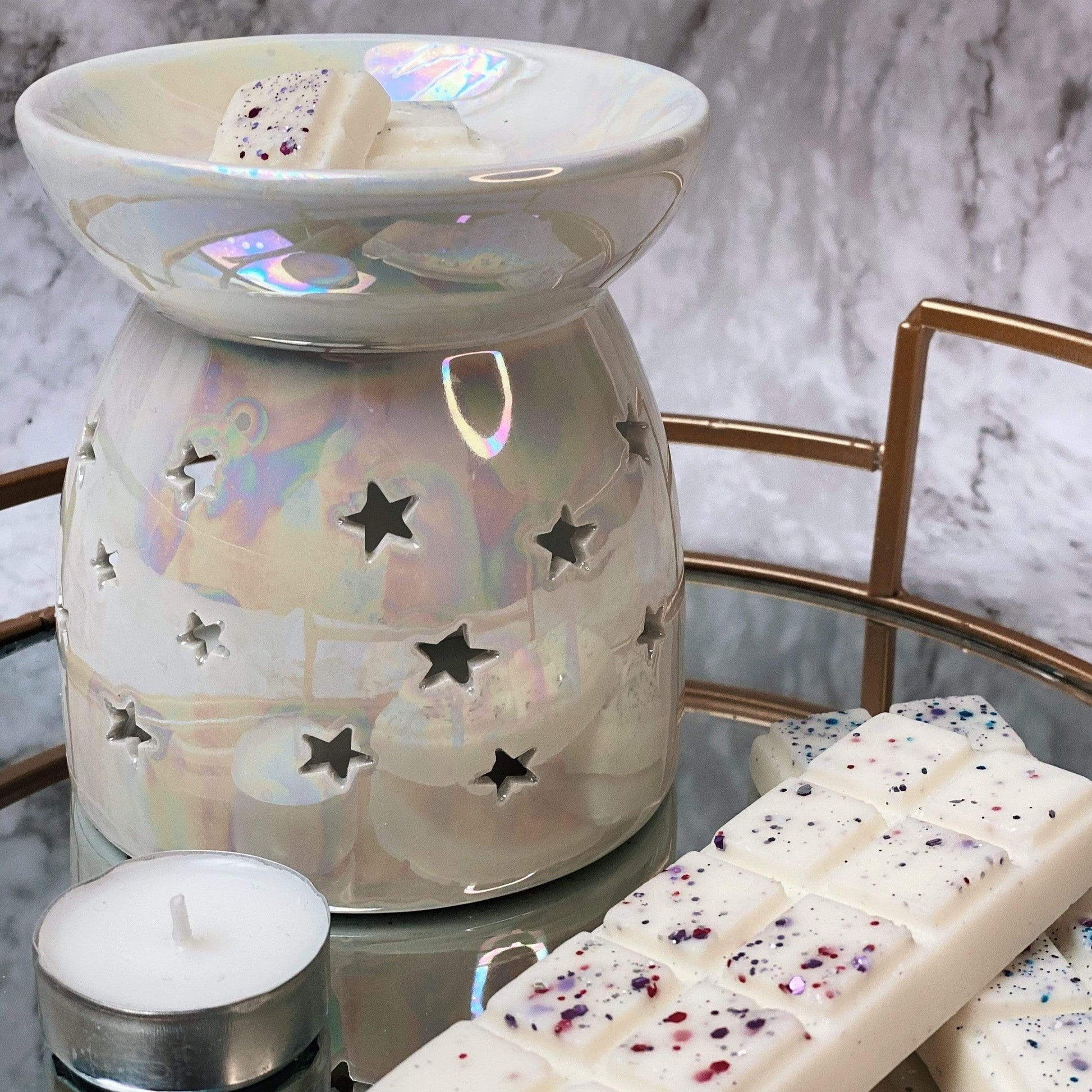 Devon Wick Candle Co. Limited Ceramic Lustre Stars Wax Melter