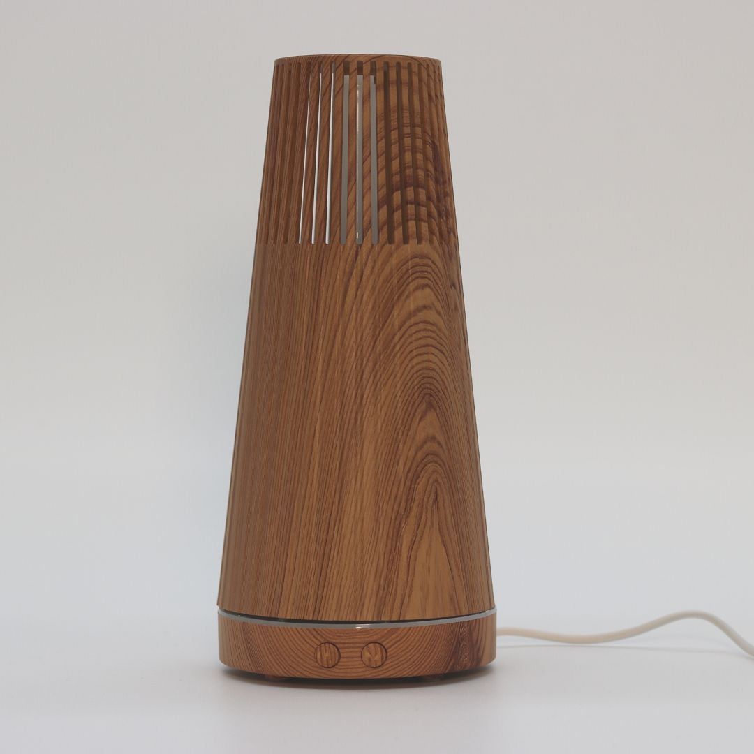 Devon Wick Candle Co. Limited Ridged Chimney Light Wood Electric Diffuser