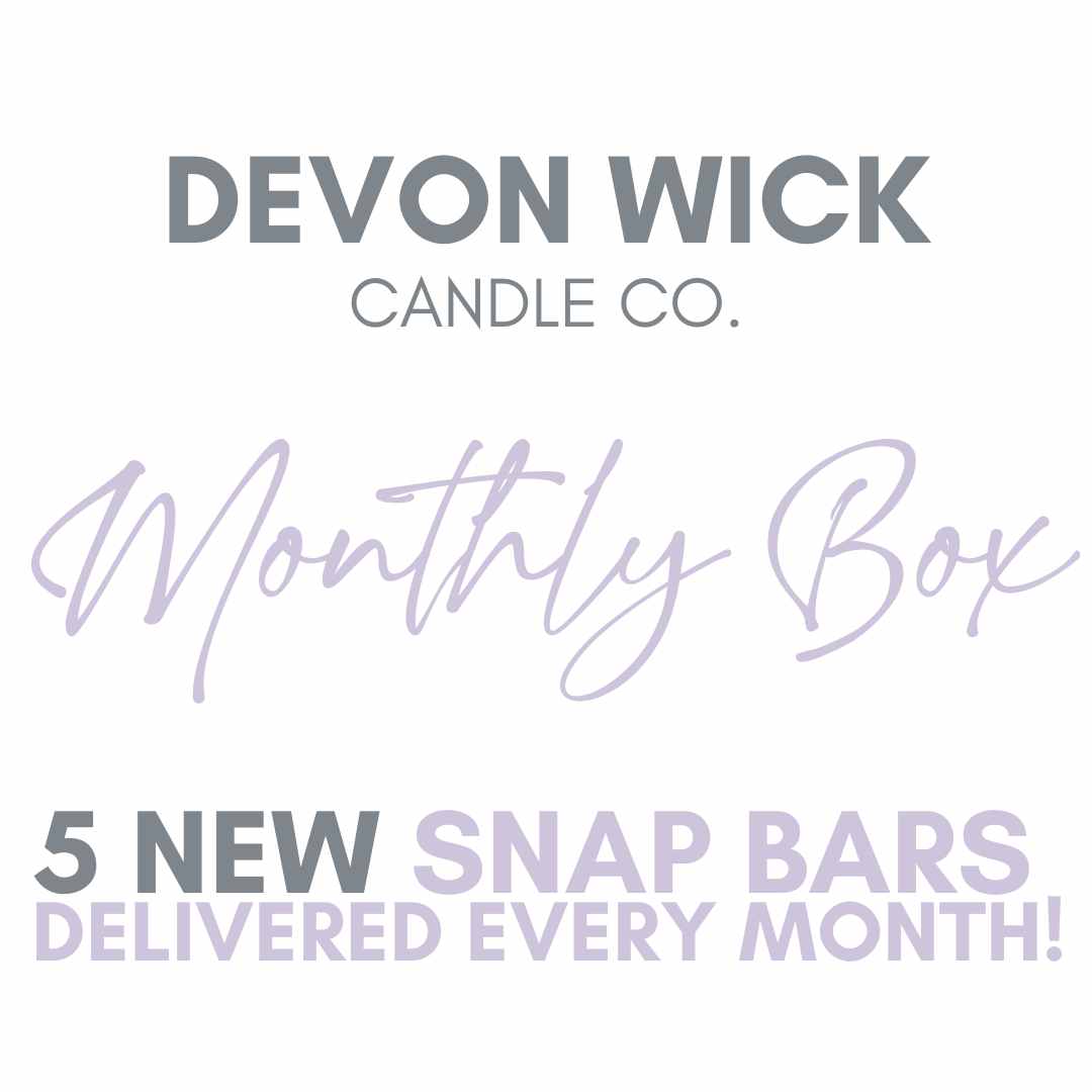 Devon Wick Candle Co. Limited Snap Bar Monthly Box